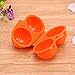 Ologymart Portable Egg Storage Box 2 Egg Case Carrier Tray Barbecue and Picnic Supplies Egg Container Hard Boiled Egg Holder Camping Carrier