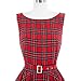 Belle Poque Classy Tea Length Dress Sleeveless Prom Party Dress Floral-23 L BP02