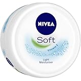 NIVEA Soft Light Moisturizer 300 ml, for Face, Hand & Body, Non-Greasy Cream with Vitamin E & Jojoba Oil for Instant Hydration