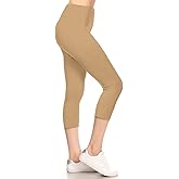 Leggings Depot High Waisted Leggings for Women Buttery Smooth & Soft Women's Solid Yoga - Reg, Plus, 1X3X, 3X5X