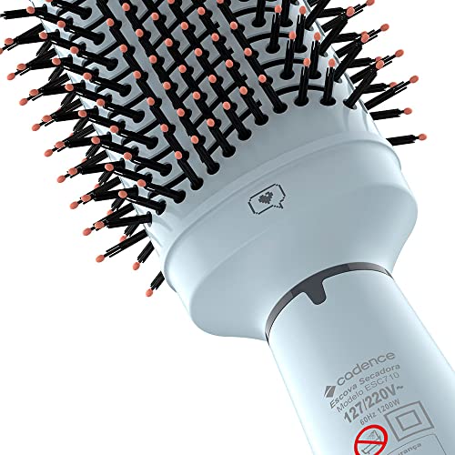 Escova Secadora Cadence 4 em 1 - ESC 710, Cinza/Preto Bivolt