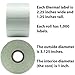 Premium, Extra Sticky 2.25 x 1.25in Direct Thermal Label 4 Pack. Bulk (4,000) Perforated Top Coated, Self Adhesive Stickers for FNSKU Barcode. Zebra Printer Compatible. Packaging and Shipping Supplies