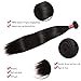 ALi Queen 1 Bundles of 22 inches Natural Black 100g 5A Straight Brazilian Remy Human Hair Weave Human Hair Extensions