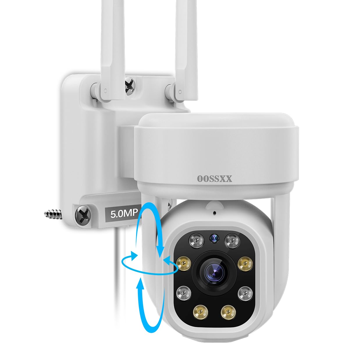 Photo 1 of OOSSXX (2-Way Audio & PTZ Camera) 5MP Extend Wireless PTZ Camera WiFi Security System Pan, 24/7 Auto Tracking PTZ Camera Outdoor Indoor,Night Vision,2-Way Audio Surveillance DVR Set