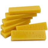 EricX Light Beeswax Bars 7oz,1oz for Each Beeswax Bars,Pack of 7 Beeswax Bars Cosmetic Grade