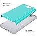 SYONER Shockproof Phone Case Cover for Samsung Galaxy J7 V 2017 (1st Gen) / Galaxy J7 2017 / Prime/Perx/Sky Pro/Halo [Turquoise]