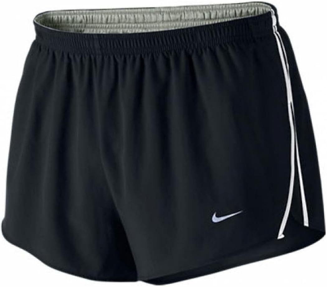 Nike Men's 2-Inch Tempo Split Short - Black/White/Reflective Silver, Medium: Amazon.co.uk: Clothing