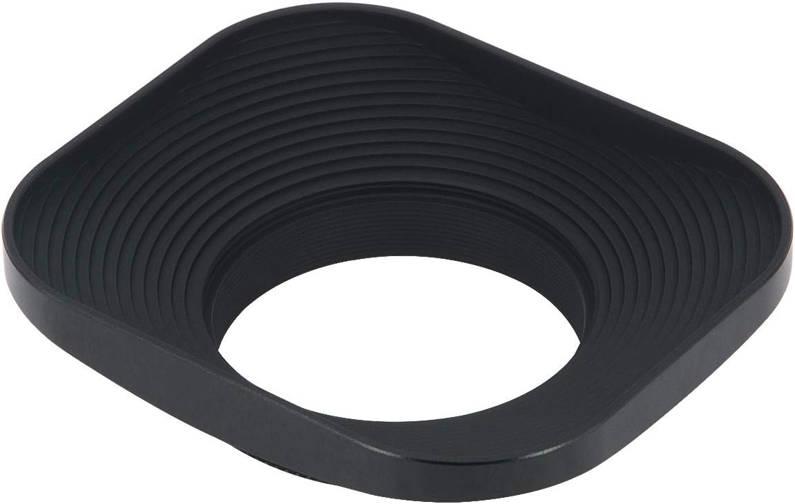 Haoge LH-B39T 39mm Square Metal Screw-in Lens Hood with Metal Cap for Fujifilm Fujinon 60mm f/2.4 XF60mmF2.4 R Macro - Image 5