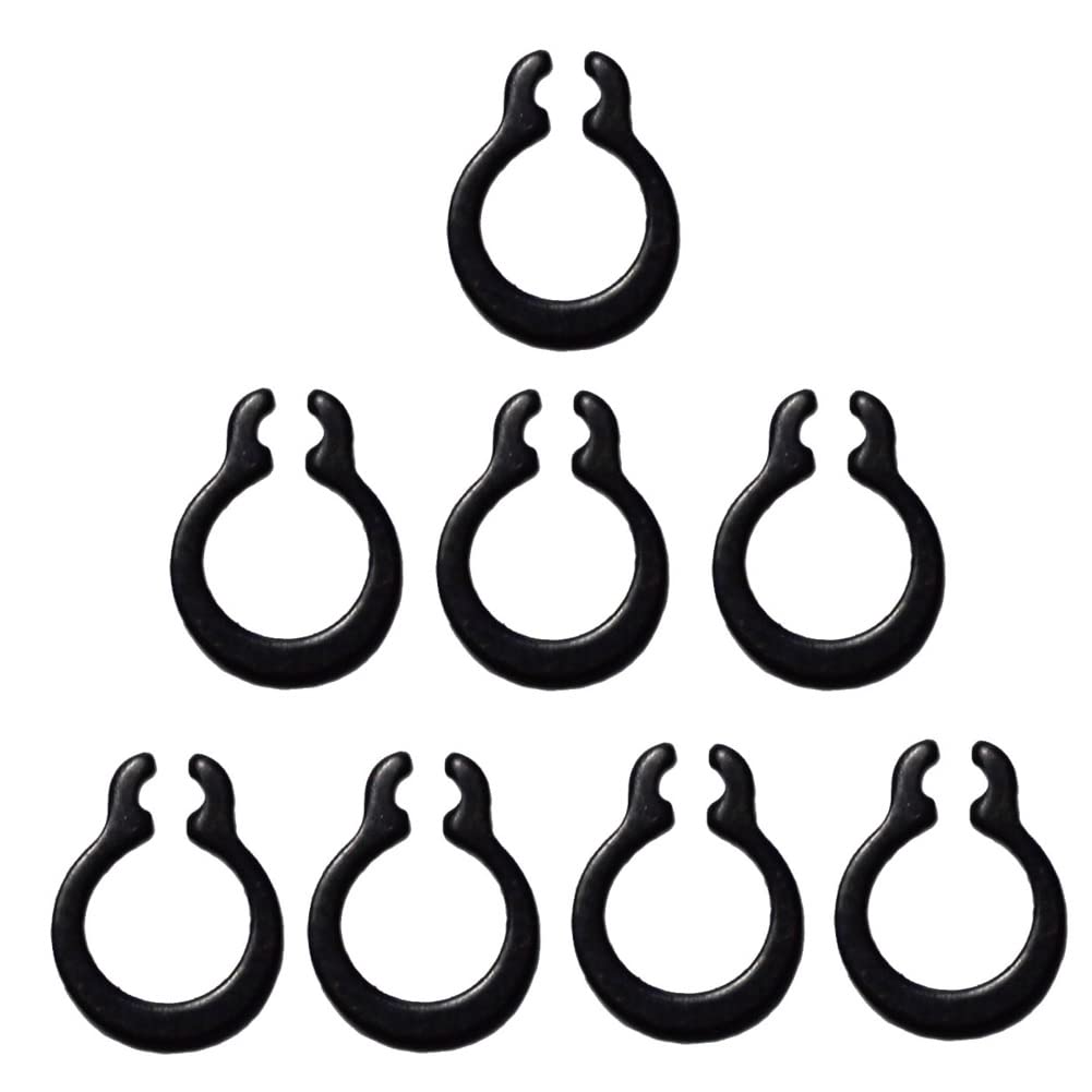 CONPHERON Manganese Steel External Circlip Snap Ring Clips Retaining Rings C-Clip Retaining Clip Ring, (Gourd Type) 5mm, 200 pcs