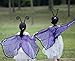Baby Song Monarch Butterfly Wings Costume with Headband&Mask Purple Butterfly Wings for Girls WA-3
