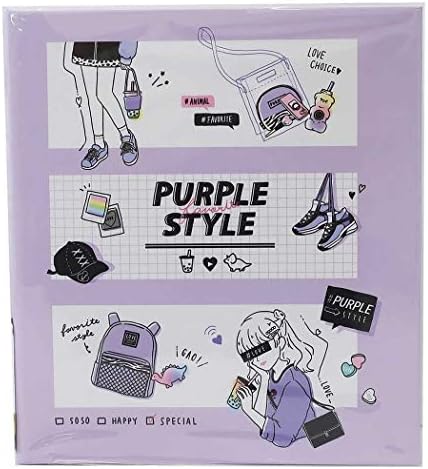 プロフ帳 ミニ プロフィールブック Purple Style ss Parapentefamily Com