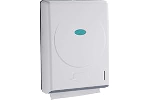 Paper Towel Dispenser Wall Mount, C Fold Paper Towel Dispenser, Multifold Towel Dispenser for Home and Commercial Use, Bathroom Tissue Holder,White by Cq acrylic