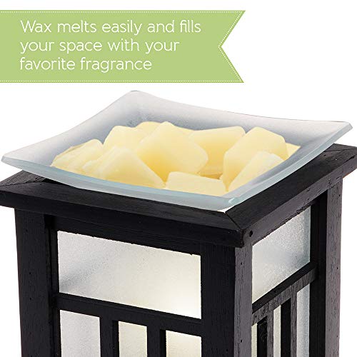 Mindful Design Frosted Pagoda Wax Warmer Asian Inspired PlugIn Wax