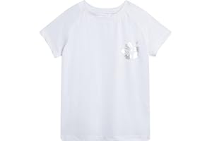 Real Love Toddler Girls Rash Guard - Quick Dry Sun Protection Swim Shirt Girls Short Sleeve Rash Guard Kids Swim Top (2T-16)