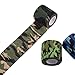 Camouflage Tape Cling, Camouflage Tape Camo Adhesive Tape Camo Form Camouflage Gun Gear Self Cling Stretch Wrap Sport Camo Tapes 8 colors