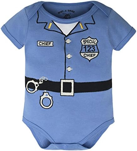 Wan-A-Beez Baby Boys' Fashion Embroidered Novelty Costume Bodysuit