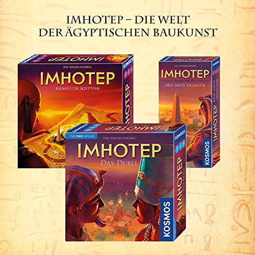 KOSMOS 692384 Imhotep - Baumeister Ägyptens, das Grundspiel, Strategiespiel, Brettspiel für 2 bis 4 Spieler, nominiert zum Spiel des Jahres 2016 – Bild 5
