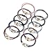 Ruihfas 10Pcs/Lot Korean Hair Tie Bracelets for Women No Damage Scrunchies Elastic Hair Bands Ropes Elastics Boho Hairband for Ponytail Holders