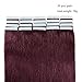 Tape Human Hair Red 18 50