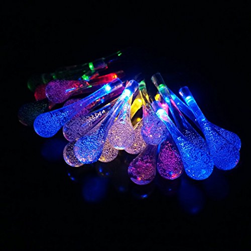 20LED Multi-colored Solar Outdoor Decorative String Lights - Waterproof Patio String Lights - Best Fairy String Lights