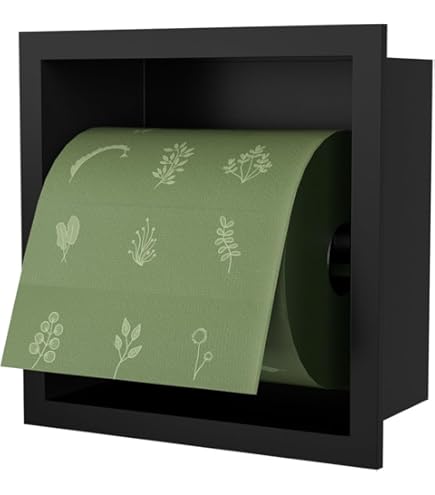 Kit De 2 Soportes Para Papel Higiénico Y Toalleros, Ventosa, Color Negro Mate