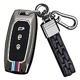 SANRILY Luminous 3 Button Key Fob Cover Case Fit