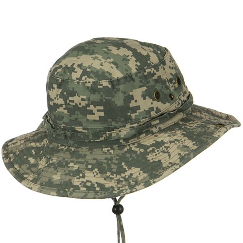 Big Size Washed Hunting Hat-Digital Camo XL