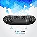 [2017 Newest] Leelbox 2.4Ghz Mini Wireless Keyboard Air Touchpad Mouse For Android TV Box PC PAD Smart Tv---Black