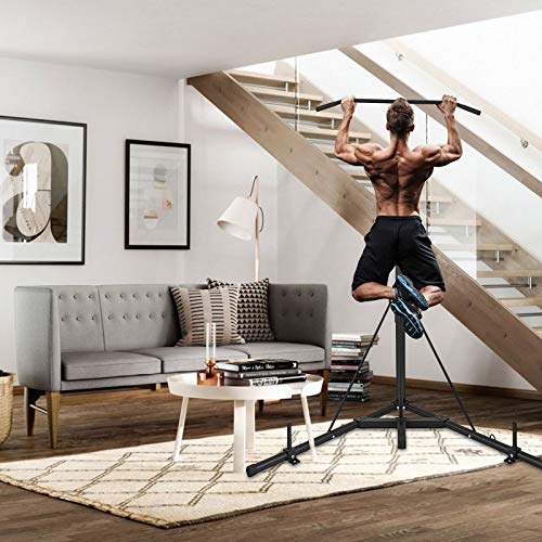 BotaBay Folding Heavy Bag Stand Boxing Stand with Pull Up Bar Portable