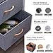 ALLZONE Dresser for Bedroom, 5 Drawer Tower Unit Organizer for Nursery, Closets, Kids, Hallway, Entryway, Heavy Duty, Wooden Table, Gray
