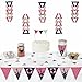 Ahoy - Nautical Girl - Triangle Party Decoration Kit - 72 Pieces