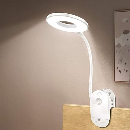 Vovovo Lampe De Bureau Sans Fil A Led Tactile Rechargeable Flexible Avec Cable Micro Usb Lampe De Lecture Reglable A Pince Veilleuse 3 Niveau Luminosite Protection Des Yeux Amazon Fr Cuisine Maison