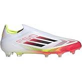 adidas Mens F50 Elite Laceless Firm Ground Soccer Cleats - White - Size 11.5 M