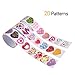 Heart Stickers Valentine Stickers for Kids, 3 Rolls Adhersive Stickers with 20 Different Designs for Valentine's Day - 300 Pack