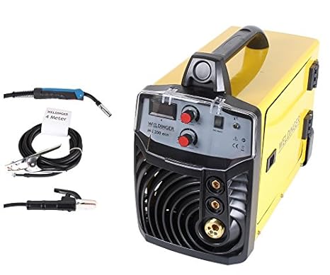 MIG-MAG Schutzgasschweißgerät/Schweißinverter ME 200eco von WELDINGER 200A auch Elektrodenschweißen möglich