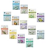 Aura Cacia 2.5 Oz Mineral Bath Packet, All 13 scents Variety Pack