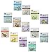 Aura Cacia 2.5 Oz Mineral Bath Packet, All 13 scents Variety Pack