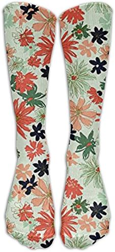 Woodlands Fusion Ink Tube Socks Graduated Compression Socks For Women And Men,Travel Flight Socks - Running Fitness