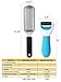 2 Blades Pedicure Foot File Scrubber Rasp Feet Callus Shaver Cuticle Cutter and Corn Remover Pedi Tool (2 Blades)