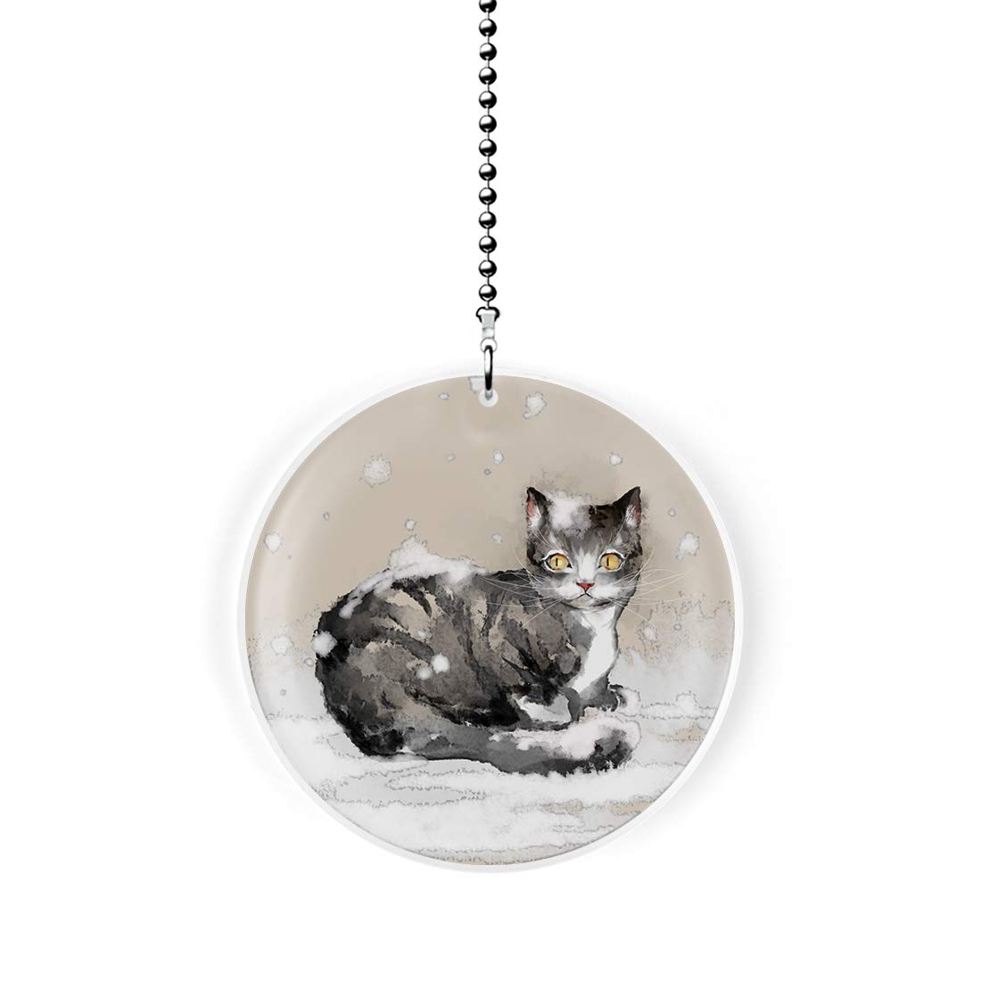 Asian Style Winter Cat Fan Light Pull Amazon Com