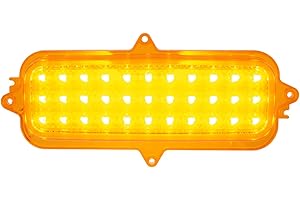 United Pacific CPL6066A 33 Amber LED Turn Signal & Park Light for 1960-66 Chevy Truck, 12V, Epoxy Coated & Sealed, 1157 Plug – Amber Lens - ONE Unit