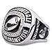 FANTASYJOCKS Fantasy Football Championship Trophy Ring | The Prospect - Silver