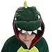 Silver Lilly Kids Dinosaur Animal Costume - Children Plush One Piece Pajamas (5T - 8 Youth)