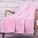 SOCHOW Glow in The Dark Throw Blanket 50 × 60 Inches, Unicorn Pattern Soft Cozy Flannel Fleece Blanket for Girls, All Seasons Pink Gifts Blanket for Kids