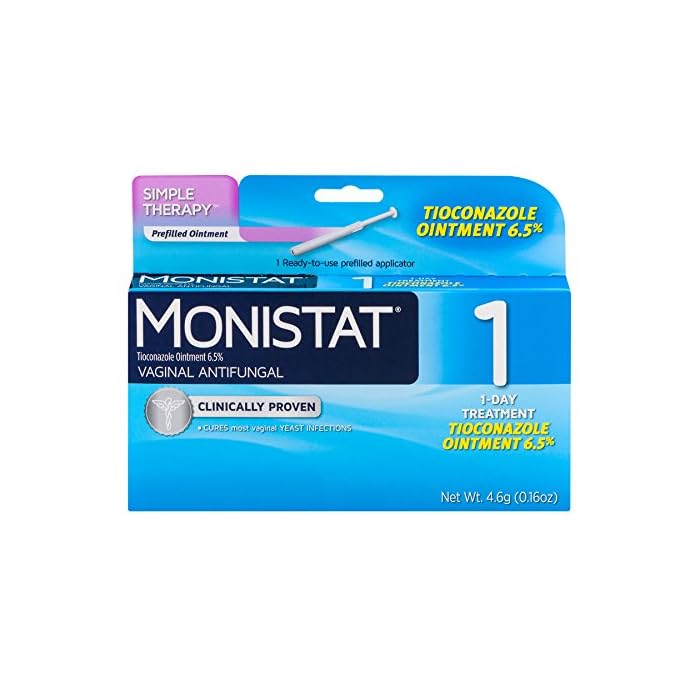 Monistat 1-Day Yeast Infection Treatment, Prefilled Applicator, 1 ea