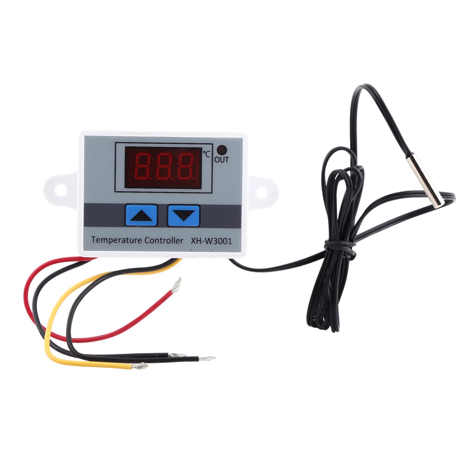 Digital Thermostat, 1500W Non-Toxic Case for Incubation Digital Outlet Thermostat Engineering Plastics Made