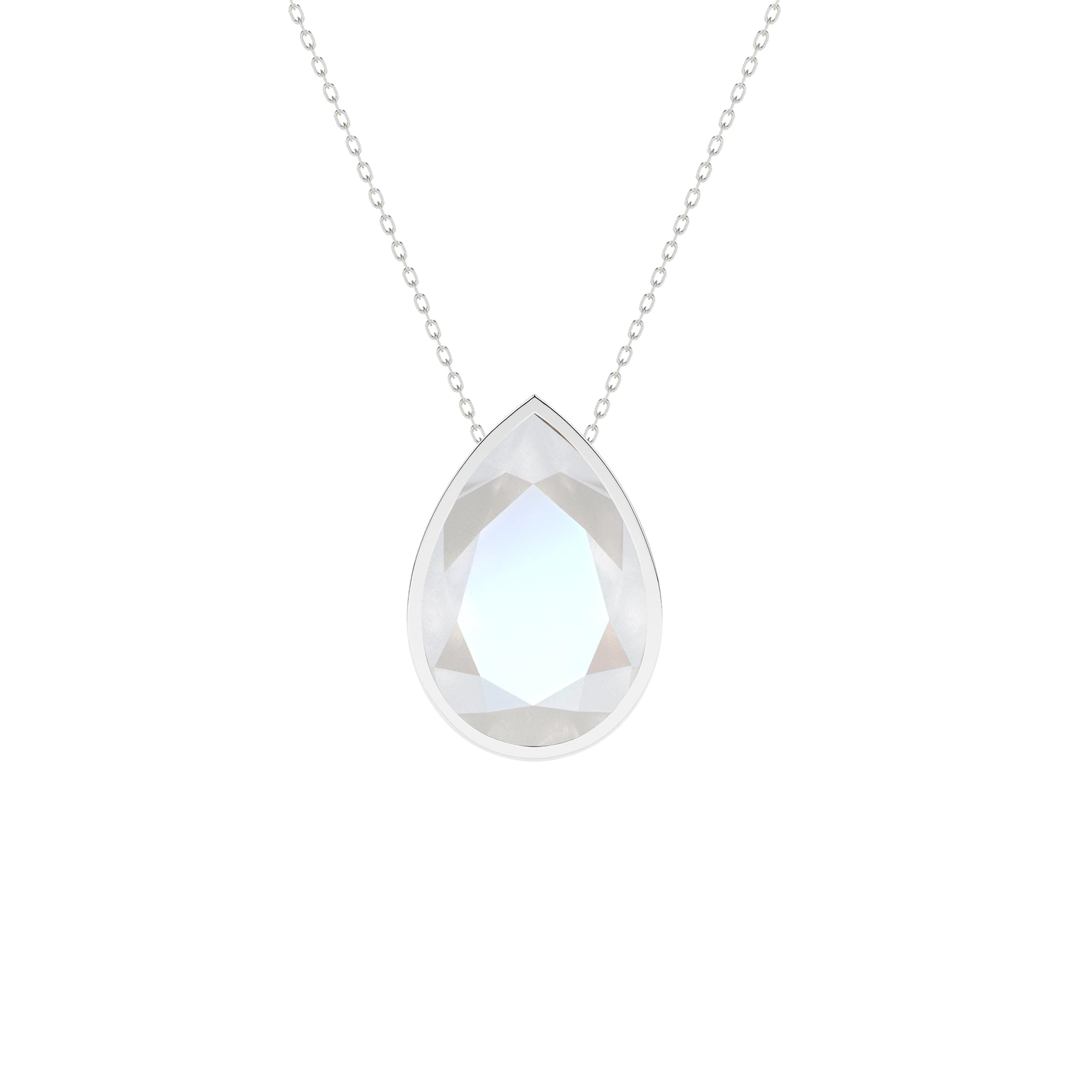 LUSTRE AND LIGHT Pear Shape Natural Rainbow