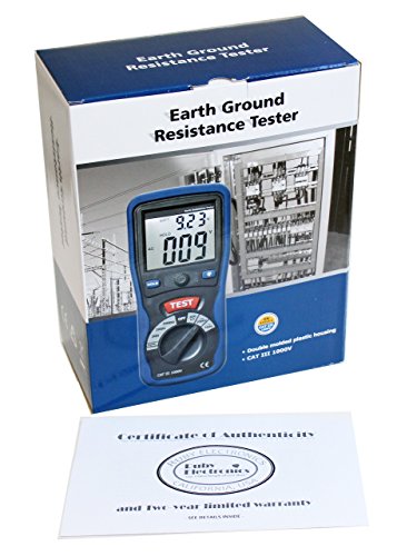 DT-5300 Industrial Digital Earth Ground Resistance Tester Ohm DC/AC Volt Meter