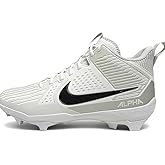 Nike Alpha Menace Strong Men's Football Cleats 'White Metallic Silver TB' (IB2572-106) - Size 16