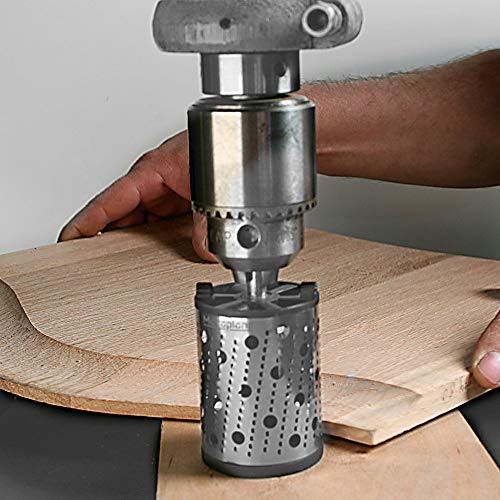 Microplane 1 and 2 Inch Rotary Drum Rasp and Replacement Sleeve Set